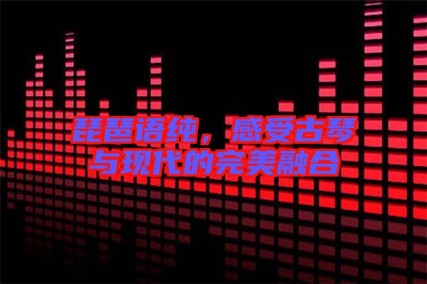 琵琶語純,感受古琴與現(xiàn)代的完美融合